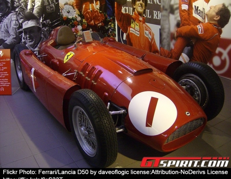 IMÁGENES JUAN MANUEL FANGIO - Ferrari D50 (1956)