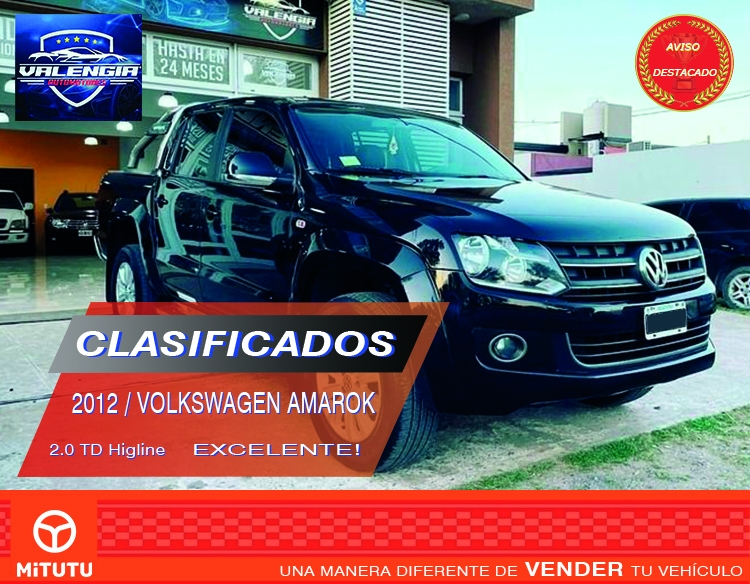 VENDIDA / Volkswagen Amarok 2.0 TD Highline