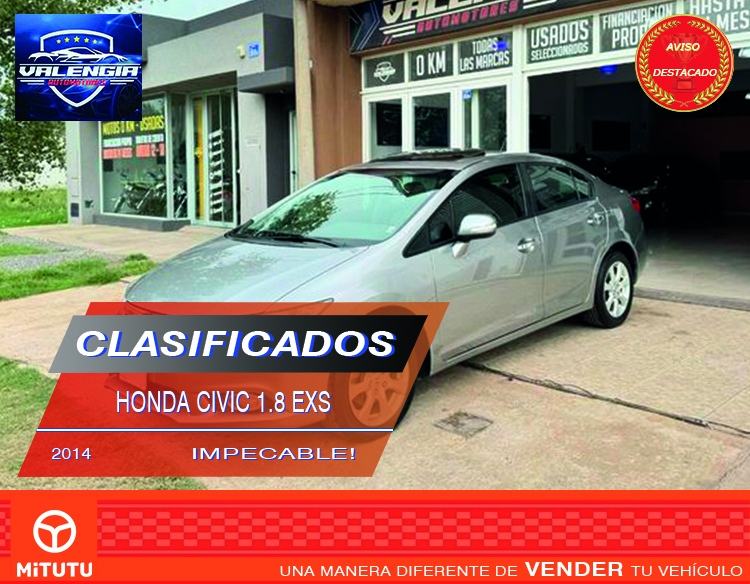 VENDIDO / Honda Civic 1.8 EXS