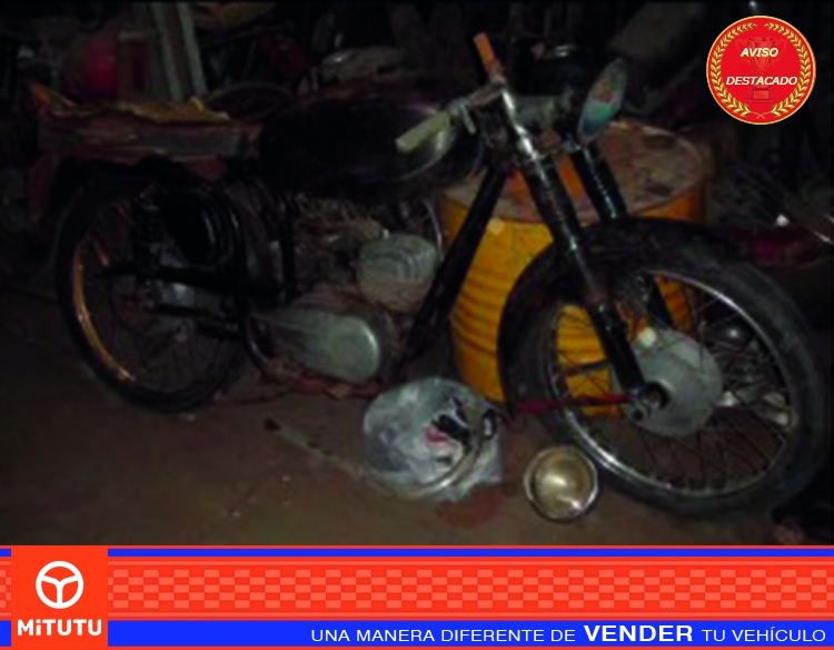 Vendo moto "Danubia 125" a restaurar