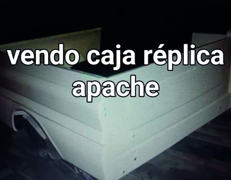 Réplica caja de Chevrolet Apache 1960