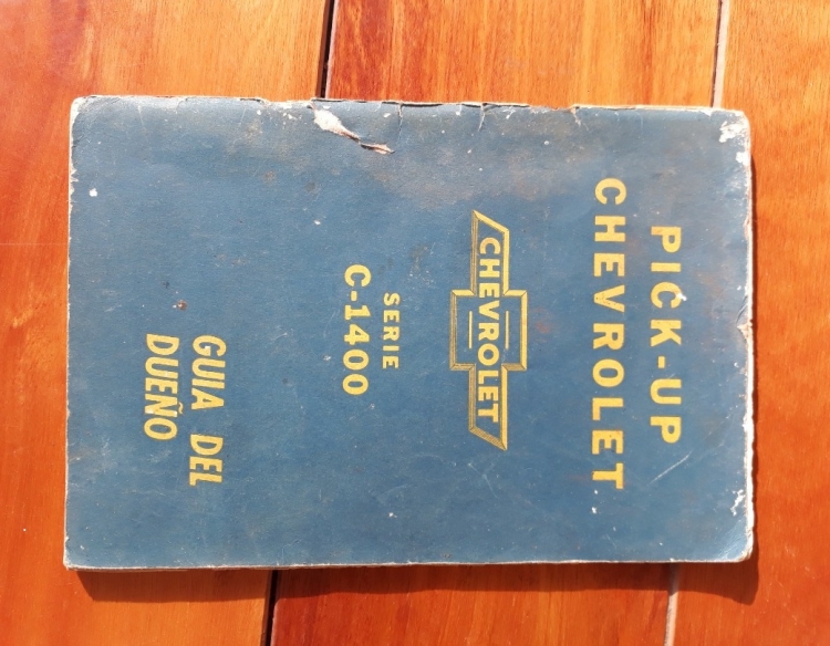 MANUALES DE GUANTERAS DE CHEVROLET ANTIGUOS