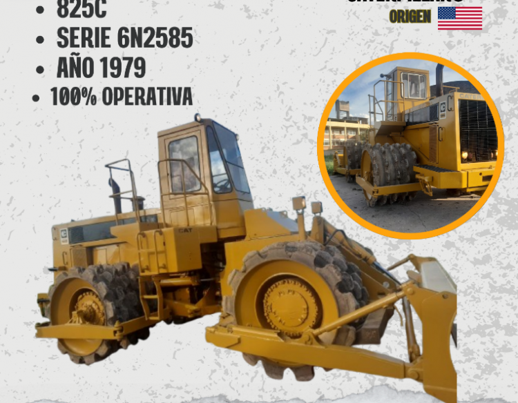 COMPACTADOR CATERPILLAR – 825C