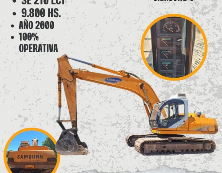 EXCAVADORA SAMSUNG SE 210 LC1