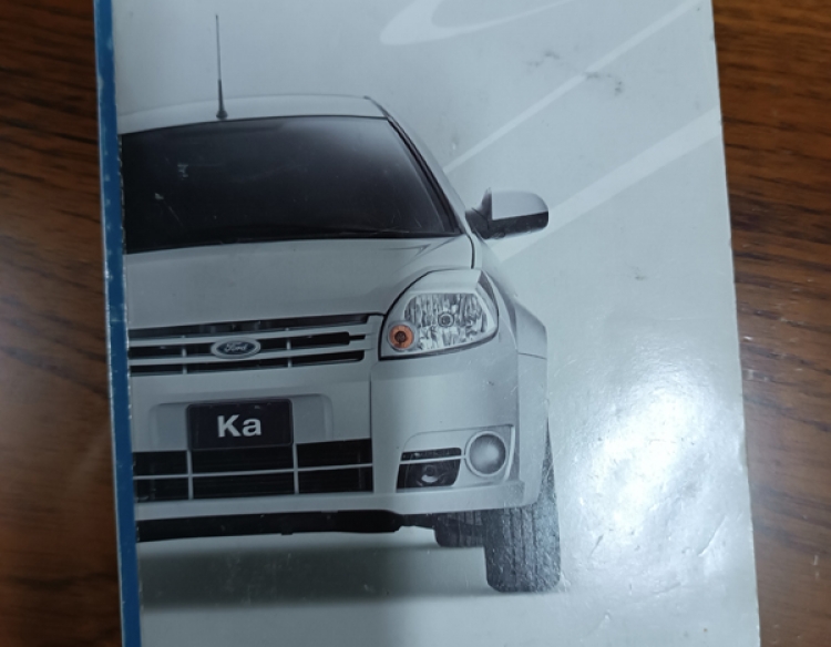 MANUAL ORIGINAL FORD KA